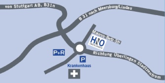 HNO Überlingen - Anfahrt HNO Überlingen - Anfahrt